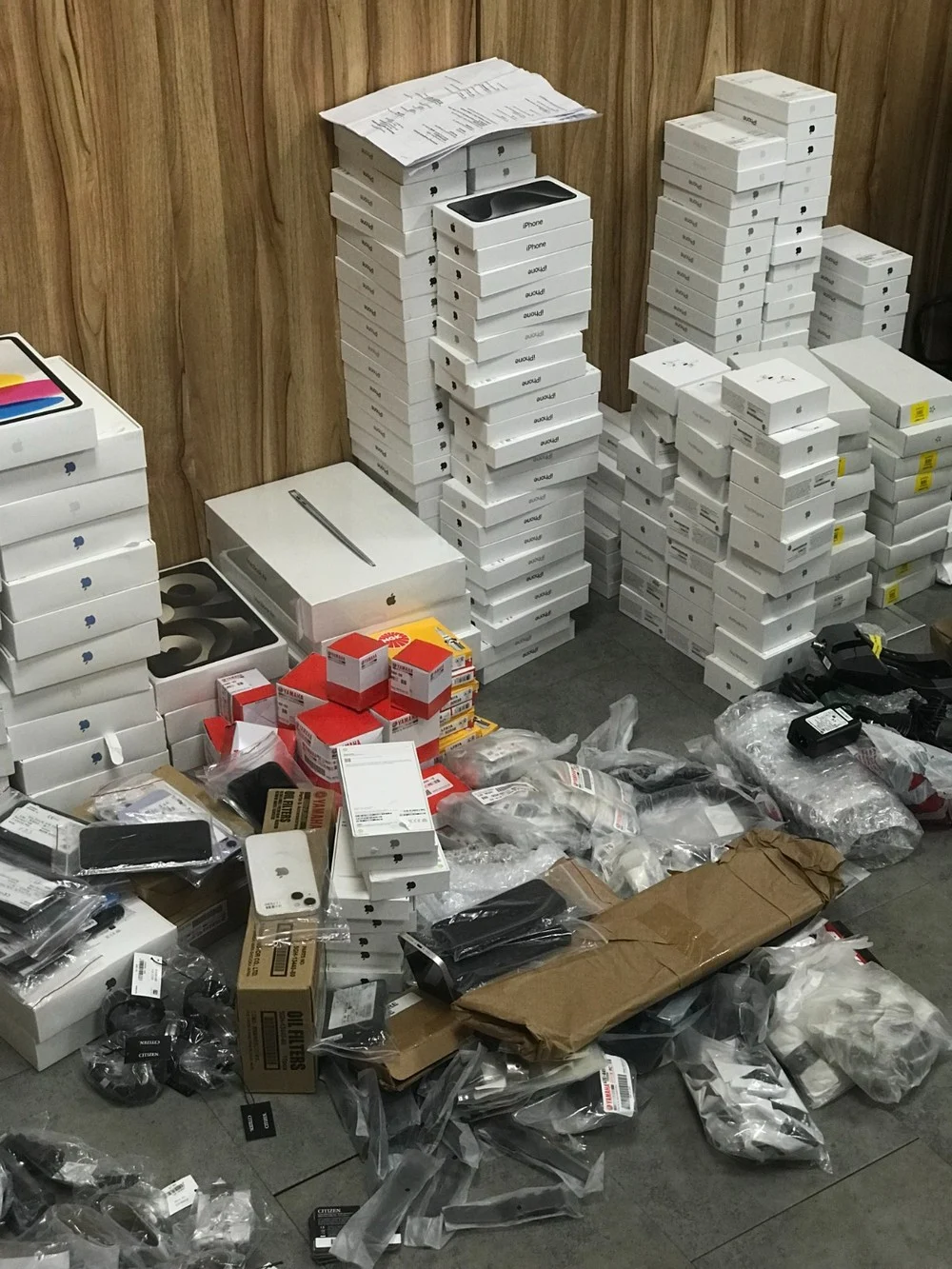 Apreensão de produtos Apple